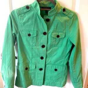 Talbots green jacket